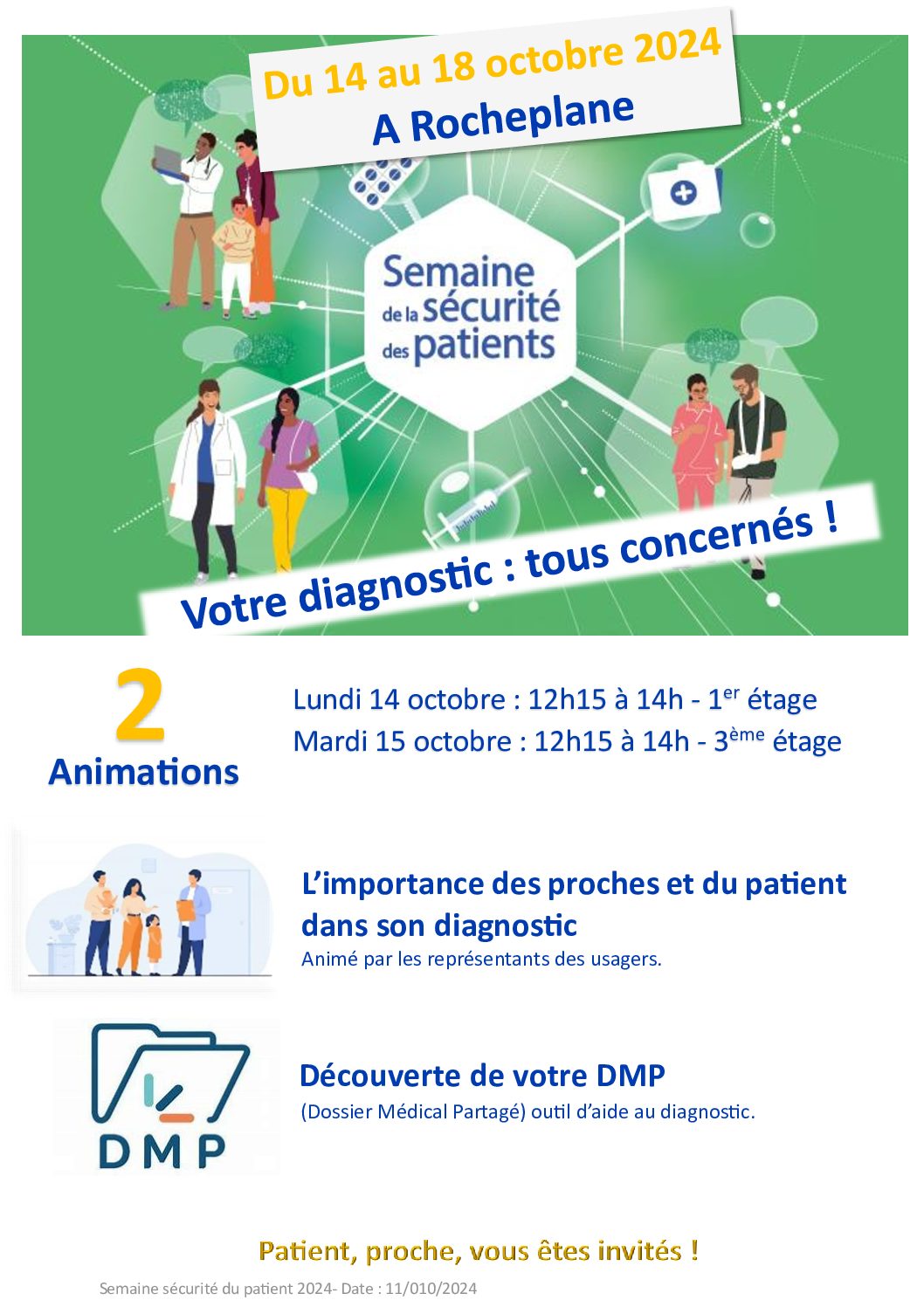 Semaine de la Sécurité du Patient