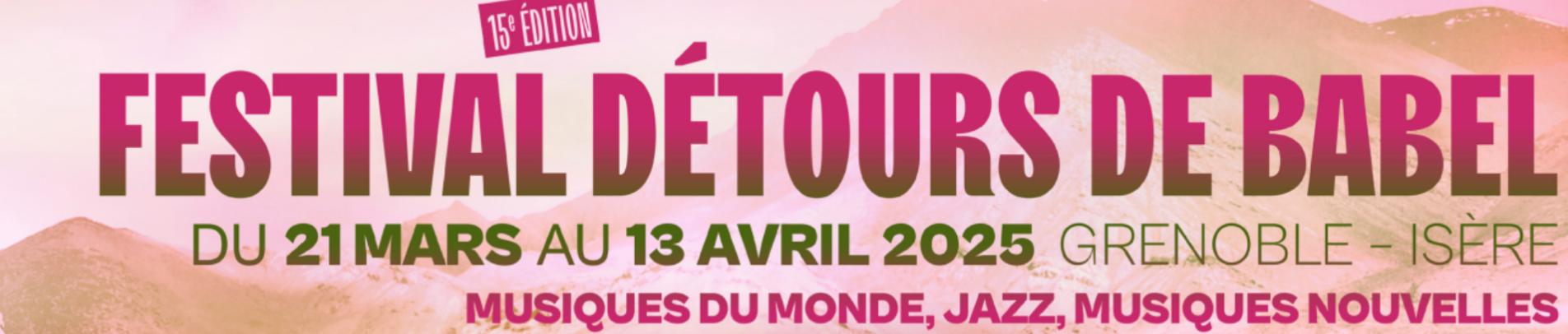 CONCERT- Léonore Grollemund- FESTIVAL DÉTOUR DE BABEL – 24 Mars.