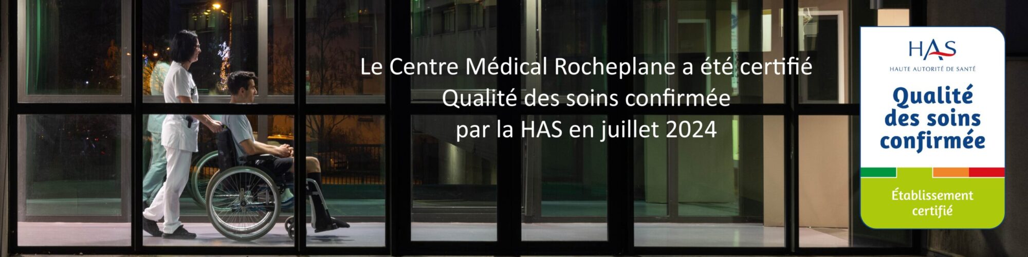 Centre Médical Rocheplane de nuit